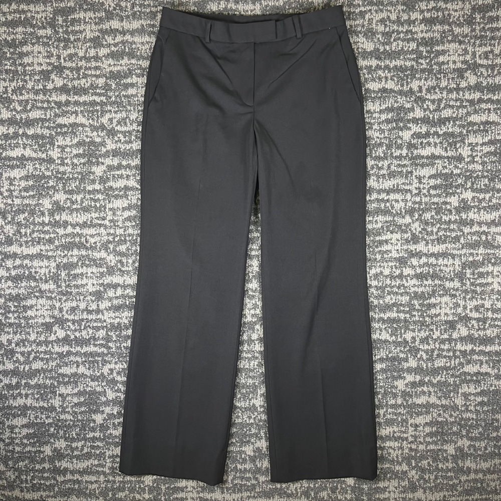 Brooks Brothers Dress Pants Womens 6 Black Caroline Fit Straight Leg Trousers